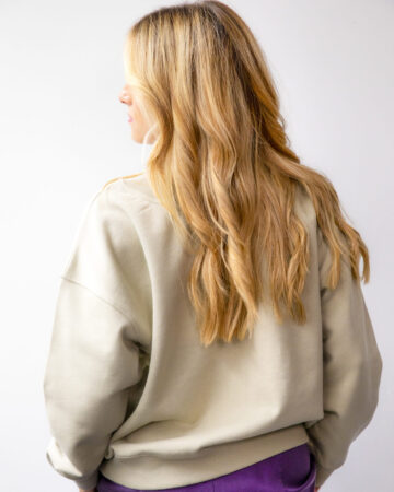 Sweatshirt gris clair