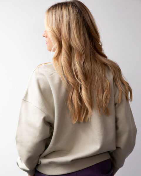 Sweatshirt gris clair